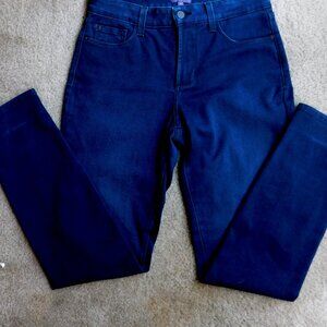 NYDJ Skinny Leggings Jeans Size 6 Dark Wash  Lift Tuck Inseam 28